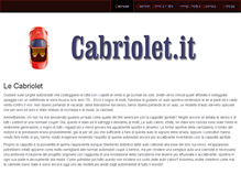 Tablet Screenshot of cabriolet.it